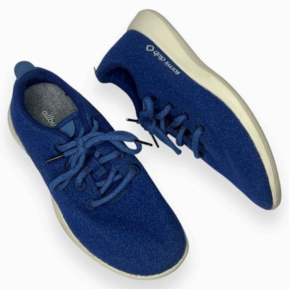 ALLBIRDS Sam's Club Exclusive Blue Wool Runners‎ Athletic Shoes Women's Size 8